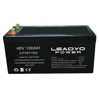Αγορά IP67 Φωσφορικό Λιθίου 48V 51.2V 105Ah μπαταρία καρότσι γκολφ Πιο υψηλό ρεύμα 300A/10s Συνεχές ρεύμα εκφόρτισης 100A σε απευθείας σύνδεση κατασκευή