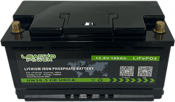 Υψηλής απόδοσης βαθύ κύκλο LiFePO4 μπαταρία L5 12V 12.8V 100Ah Για RV Camper Van