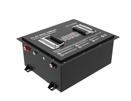 Αγορά 51.2V 50Ah Γκολφ Καροτσάκια LiFePO4 μπαταρία 100A BMS 2560Wh Ενέργεια Με Bluetooth / LCD σε απευθείας σύνδεση κατασκευή