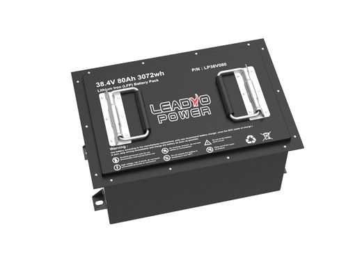 Αγορά Λιθιογκολφ 36V 38.4V 80Ah LiFePO4 LFP πακέτο μπαταρίας με LCD LED οθόνη / φορτιστή σε απευθείας σύνδεση κατασκευή