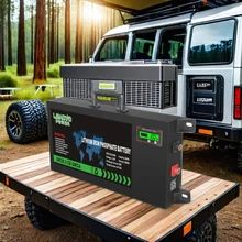 12V 120Ah Slimline LiFePO4 μπαταρία με τερματικά M8 συμπαγές μέγεθος