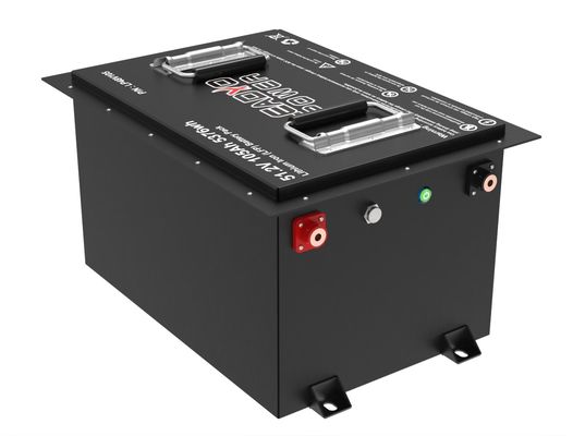 LiFePO4 Καρότσι γκολφ 48V 51.2V 105Ah Λιθιοσιδή μπαταρίες LFP με οθόνη LCD LED / φορτιστή