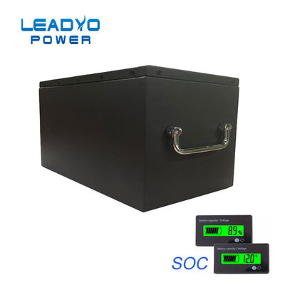 3000 βαθύς κύκλος μπαταριών 150AH κύκλων 48V Lifepo4 με το μετρητή Bluetooth LCD