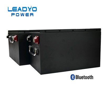 Μπαταρία 100ah Lifepo4 525x234x220mm κάρρων γκολφ λίθιου υπόθεσης 36V μετάλλων